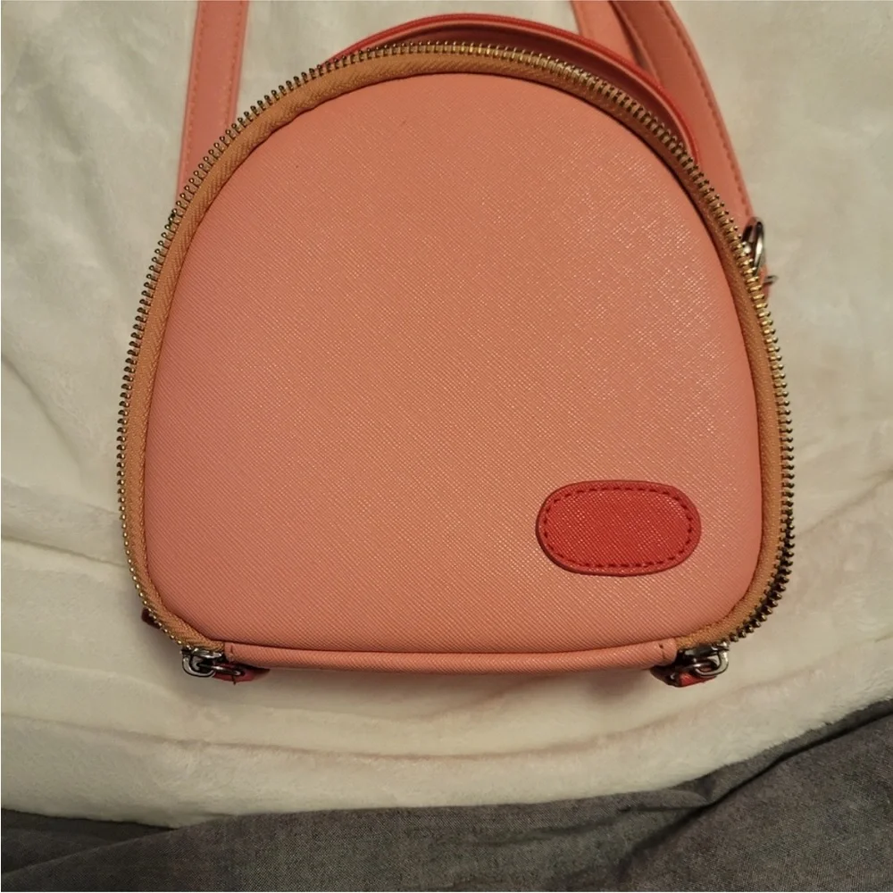 Coral Pink little girls Crossbody Bag